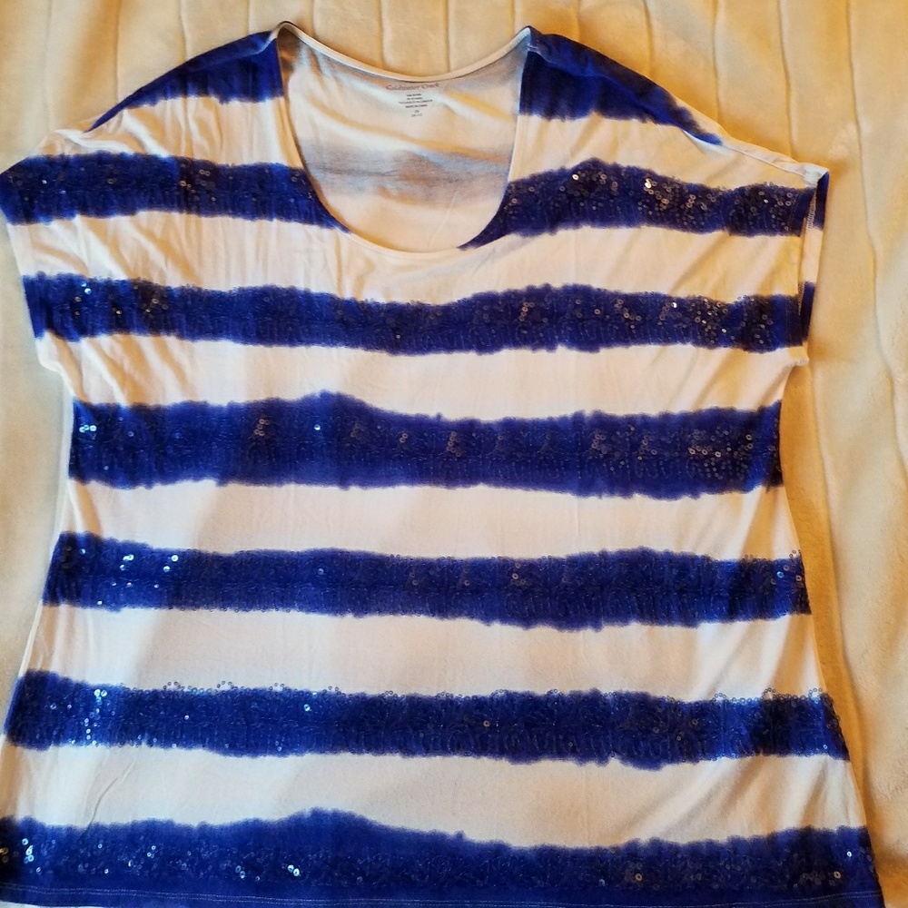 💖Coldwater Creek tie-dye top -size 2x